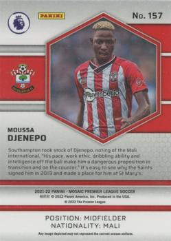 2021-22 Panini Mosaic Premier League #157 Moussa Djenepo Back
