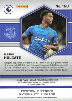 2021-22 Panini Mosaic Premier League #168 Mason Holgate Back