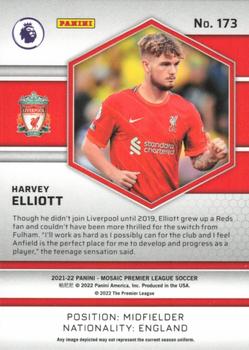 2021-22 Panini Mosaic Premier League #173 Harvey Elliott Back