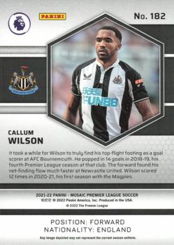2021-22 Panini Mosaic Premier League #182 Callum Wilson Back