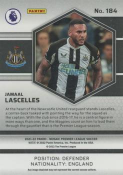 2021-22 Panini Mosaic Premier League #184 Jamaal Lascelles Back