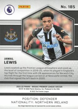 2021-22 Panini Mosaic Premier League #185 Jamal Lewis Back