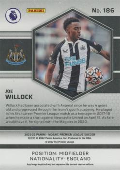 2021-22 Panini Mosaic Premier League #186 Joe Willock Back