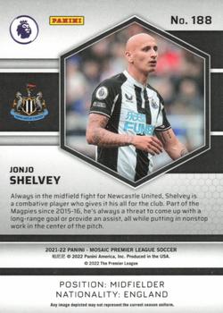 2021-22 Panini Mosaic Premier League #188 Jonjo Shelvey Back