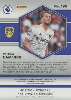 2021-22 Panini Mosaic Premier League #198 Patrick Bamford Back