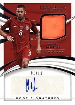 2021 Panini Immaculate Collection - Boot Signatures #BS-CD Clint Dempsey Front