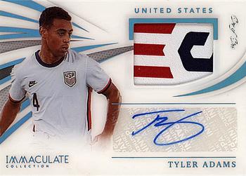 2021 Panini Immaculate Collection - Memorabilia Autographs Platinum #MA-TYA Tyler Adams Front