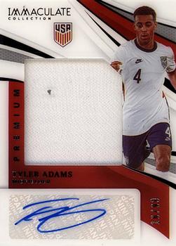 2021 Panini Immaculate Collection - Premium Swatch Autographs #PR-TYA Tyler Adams Front
