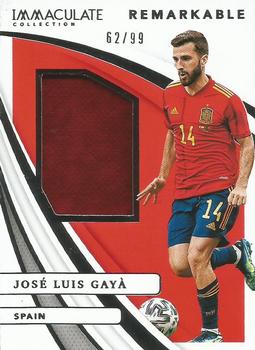 2021 Panini Immaculate Collection - Remarkable Memorabilia #RM-JLG Jose Luis Gaya Front