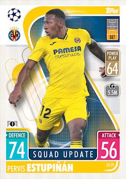 2021-22 Topps Match Attax Champions & Europa League Extra - Squad Update #SU21 Pervis Estupinan Front