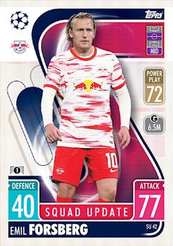 2021-22 Topps Match Attax Champions & Europa League Extra - Squad Update #SU42 Emil Forsberg Front
