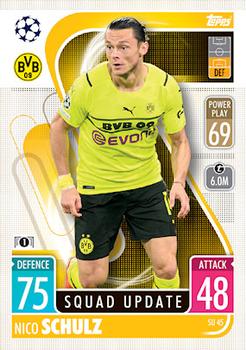 2021-22 Topps Match Attax Champions & Europa League Extra - Squad Update #SU45 Nico Schulz Front