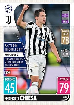 2021-22 Topps Match Attax Champions & Europa League Extra - Action Highlight #AH9 Federico Chiesa Front