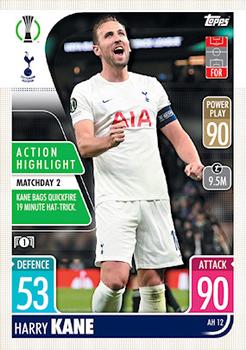 2021-22 Topps Match Attax Champions & Europa League Extra - Action Highlight #AH12 Harry Kane Front