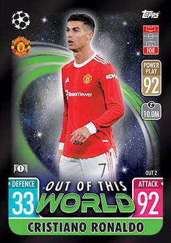 2021-22 Topps Match Attax Champions & Europa League Extra - Out Of This World #OUT2 Cristiano Ronaldo Front