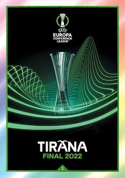 2021-22 Topps Match Attax Champions & Europa League Extra - Competition Finals #3 UEFA Europa Conference League / Tirana 2022 Front