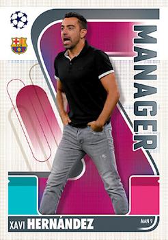 2021-22 Topps Match Attax Champions & Europa League Extra - Manager #MAN9 Xavi Front