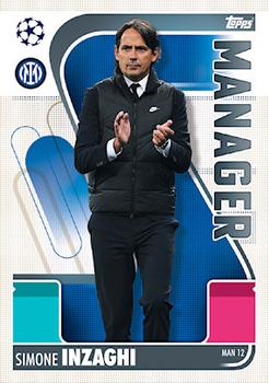2021-22 Topps Match Attax Champions & Europa League Extra - Manager #MAN12 Simone Inzaghi Front