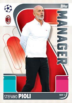 2021-22 Topps Match Attax Champions & Europa League Extra - Manager #MAN13 Stefano Pioli Front
