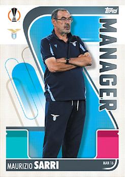 2021-22 Topps Match Attax Champions & Europa League Extra - Manager #MAN16 Maurizio Sarri Front