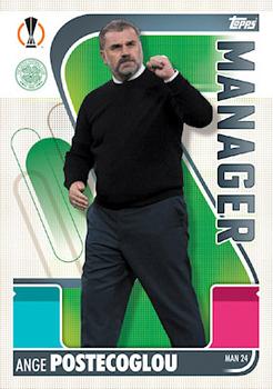 2021-22 Topps Match Attax Champions & Europa League Extra - Manager #MAN24 Ange Postecoglou Front