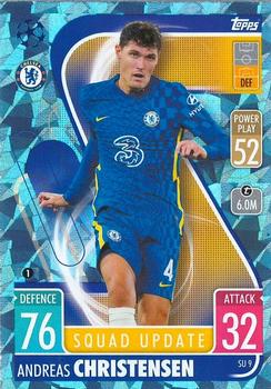 2021-22 Topps Match Attax Champions & Europa League Extra - Squad Update Crystal #SU9 Andreas Christensen Front