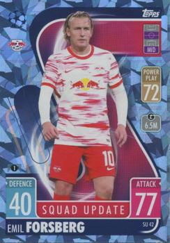 2021-22 Topps Match Attax Champions & Europa League Extra - Squad Update Crystal #SU42 Emil Forsberg Front