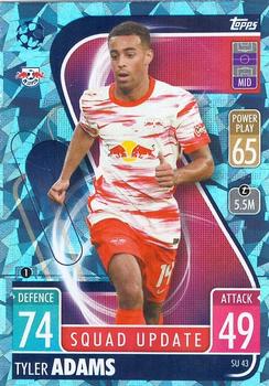 2021-22 Topps Match Attax Champions & Europa League Extra - Squad Update Crystal #SU43 Tyler Adams Front