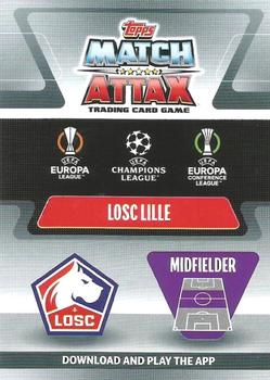 2021-22 Topps Match Attax Champions & Europa League Extra - Squad Update Crystal #SU55 Jonathan Ikoné Back