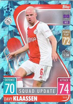 2021-22 Topps Match Attax Champions & Europa League Extra - Squad Update Crystal #SU63 Davy Klaassen Front