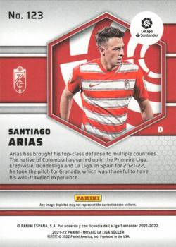 2021-22 Panini Mosaic La Liga #123 Santiago Arias Back