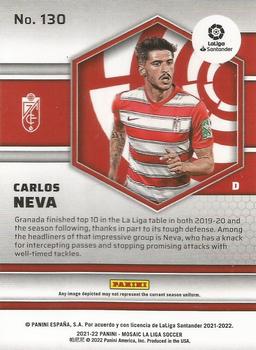 2021-22 Panini Mosaic La Liga #130 Carlos Neva Back