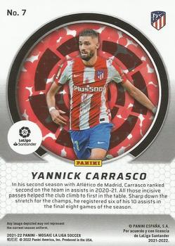 2021-22 Panini Mosaic La Liga - International Men of Mastery #7 Yannick Carrasco Back