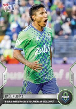 2022 Topps Now MLS #095 Raul Ruidiaz Front