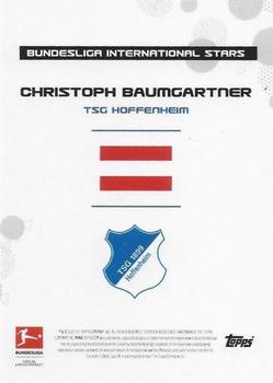 2021-22 Topps Bundesliga International Stars #NNO Christoph Baumgartner Back