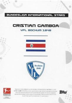 2021-22 Topps Bundesliga International Stars #NNO Cristian Gamboa Back