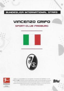 2021-22 Topps Bundesliga International Stars - Blue #NNO Vincenzo Grifo Back