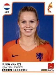 2017 Panini UEFA Women's EURO 2017 The Netherlands Stickers #20 Kika van Es Front