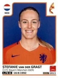 2017 Panini UEFA Women's EURO 2017 The Netherlands Stickers #21 Stefanie van der Gragt Front