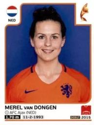 2017 Panini UEFA Women's EURO 2017 The Netherlands Stickers #22 Merel van Dongen Front