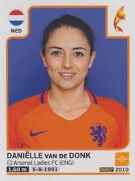 2017 Panini UEFA Women's EURO 2017 The Netherlands Stickers #27 Daniëlle van de Donk Front