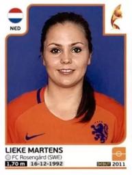 2017 Panini UEFA Women's EURO 2017 The Netherlands Stickers #31 Lieke Martens Front