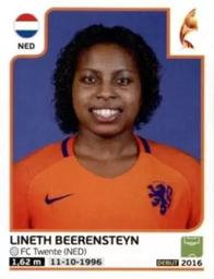 2017 Panini UEFA Women's EURO 2017 The Netherlands Stickers #32 Lineth Beerensteyn Front