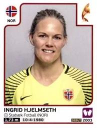 2017 Panini UEFA Women's EURO 2017 The Netherlands Stickers #37 Ingrid Hjelmseth Front