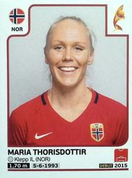2017 Panini UEFA Women's EURO 2017 The Netherlands Stickers #39 Maria Thorisdottir Front