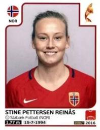 2017 Panini UEFA Women's EURO 2017 The Netherlands Stickers #42 Stine Reinas Front