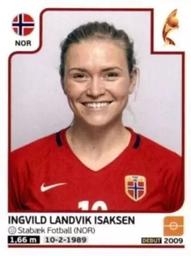 2017 Panini UEFA Women's EURO 2017 The Netherlands Stickers #47 Ingvild Landvik Isaksen Front