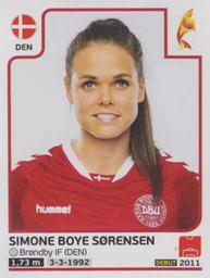2017 Panini UEFA Women's EURO 2017 The Netherlands Stickers #62 Simone Boye Sorensen Front