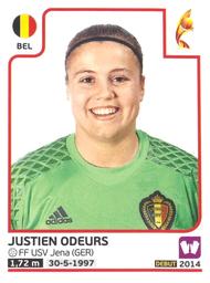 2017 Panini UEFA Women's EURO 2017 The Netherlands Stickers #77 Justien Odeurs Front