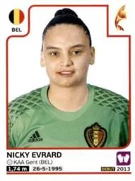 2017 Panini UEFA Women's EURO 2017 The Netherlands Stickers #78 Nicky Evrard Front